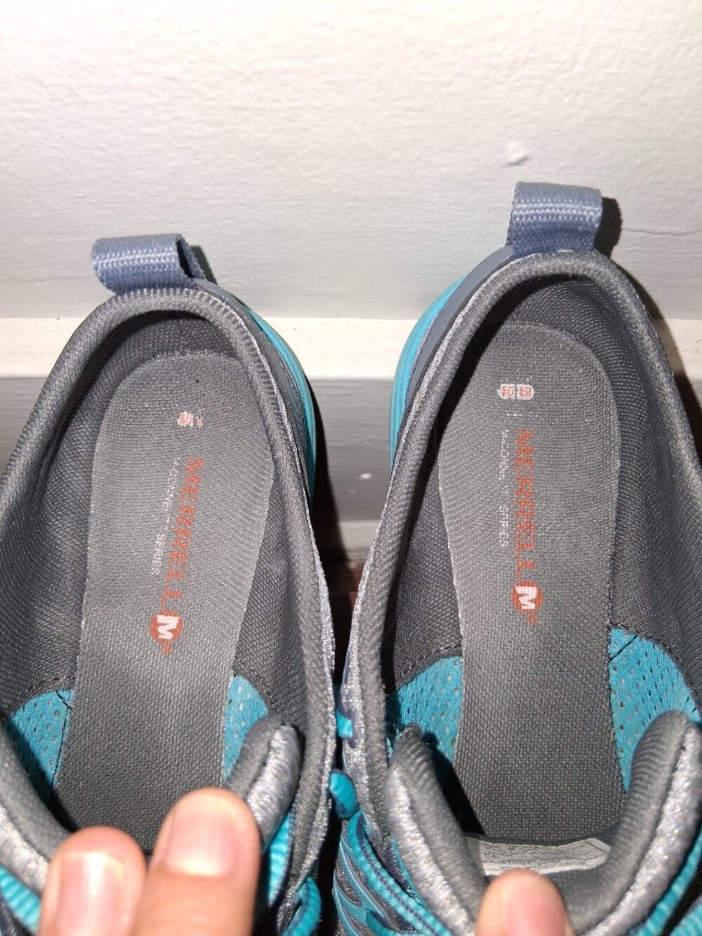 Merrell M-Connect Series Sleet Scuba Blue Walking Shoes - Picture 2 of 7
